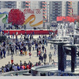 Alexanderplatz mit Brunnen